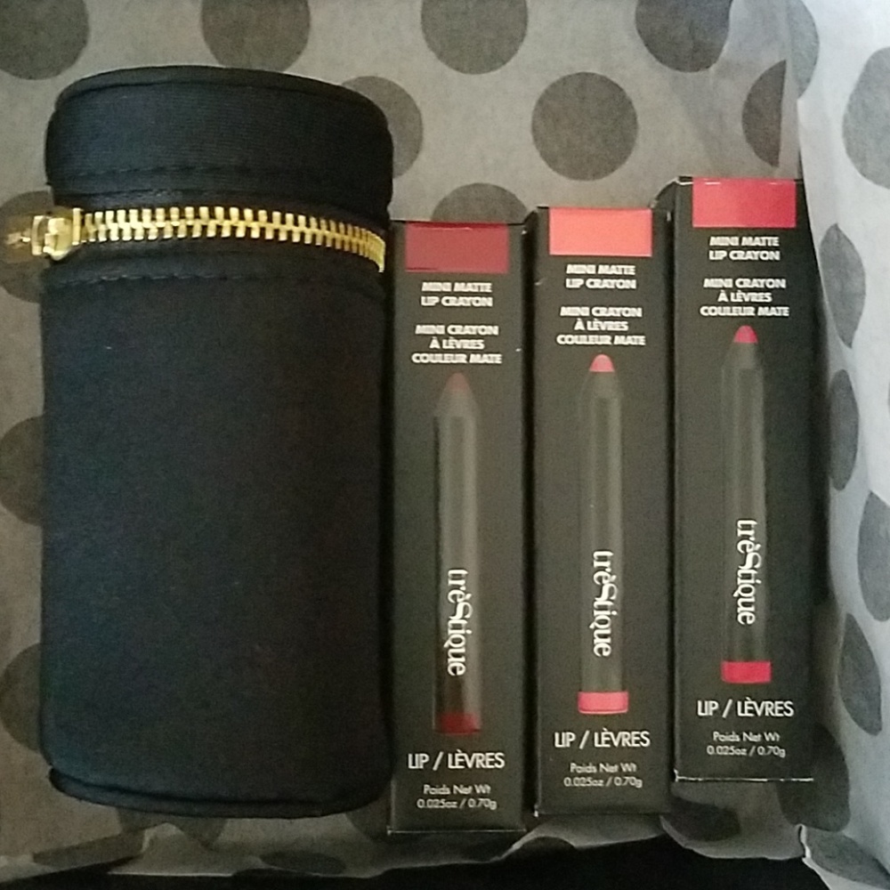 Trestique Mini Matte Lip Crayon Set